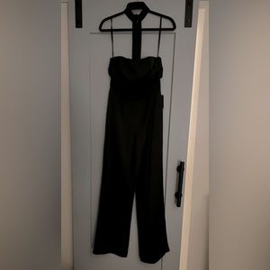Express Black Pant Jumpsuit with Coker - Size 6